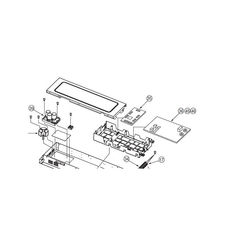 Platine d'alimentation RAM-52QH5 Hitachi