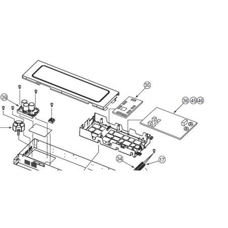 Platine d'alimentation RAM-52QH5 Hitachi