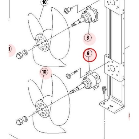 Moteur de ventilateur Hitachi