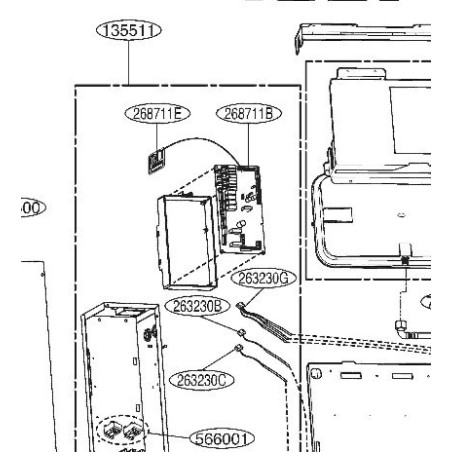 platine électronique LG H16SNE.N31