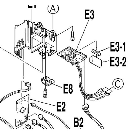 Platine électronique d'alimentation Daikin
