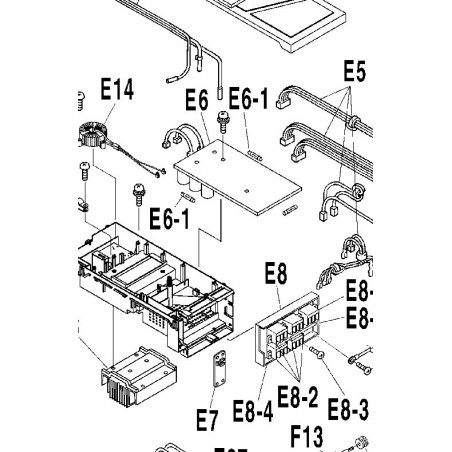 Platine électronique de contrôle Daikin