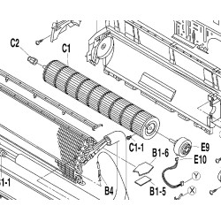 turbine pièce détachée daikin split 2