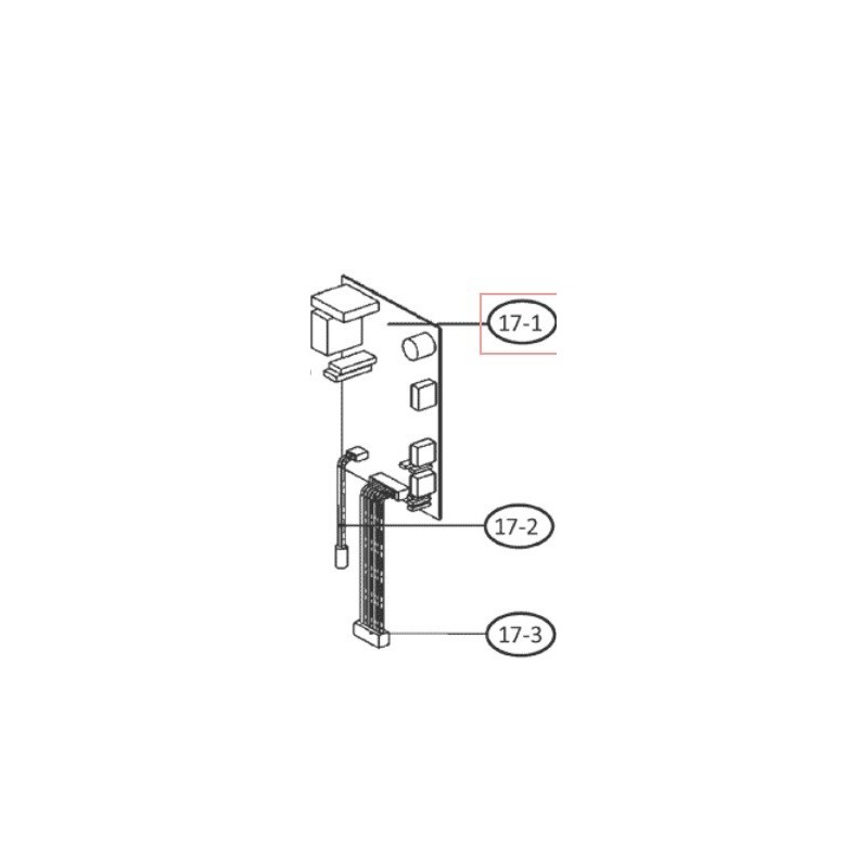 Platine electronique DAIKIN réf:4014649