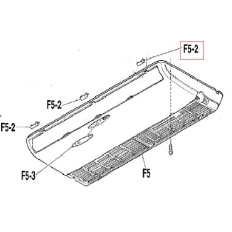 1060764 CLIPS PVC DAIKIN