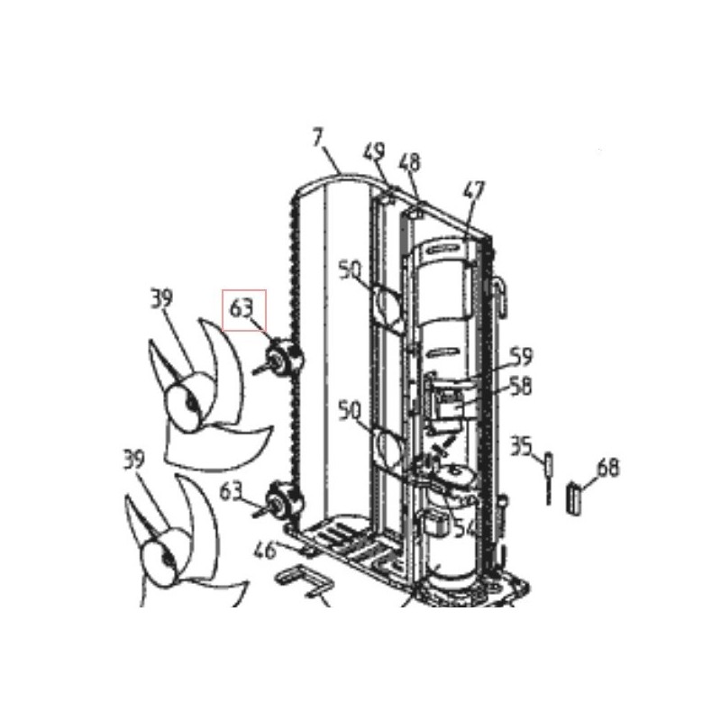 Moteur ventilo évaporateur DAIKIN