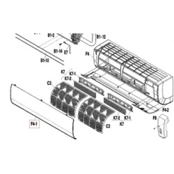 façade pièce détachée daikin 2