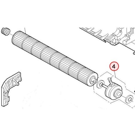 Moteur de ventilation intérieur HITACHI