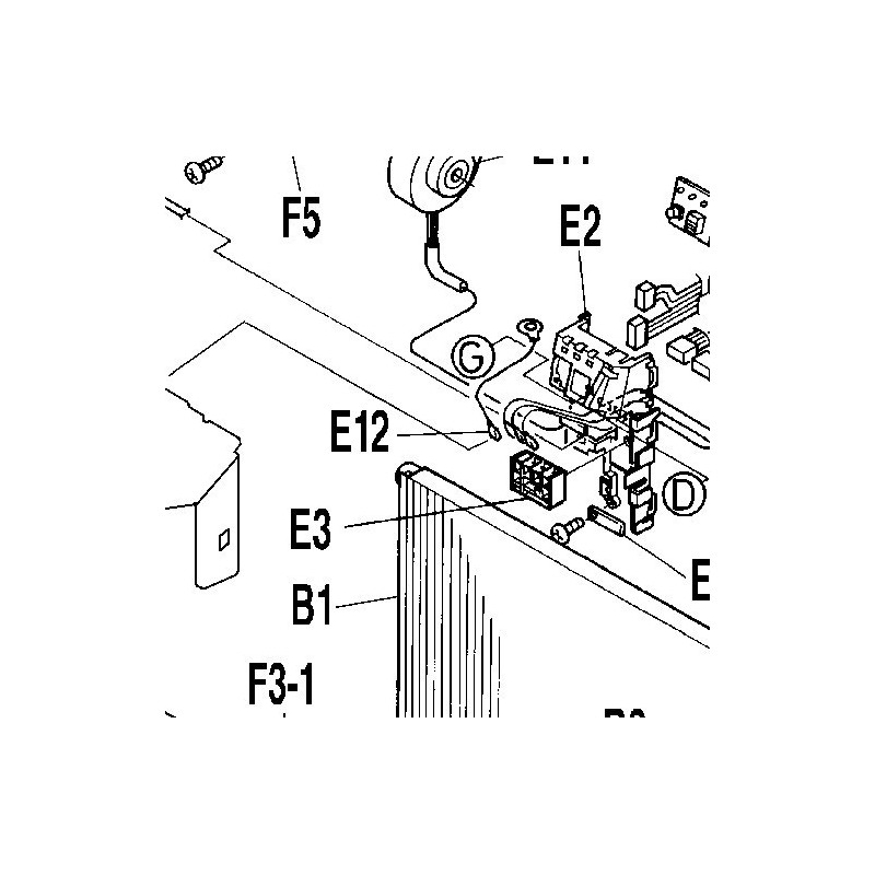 Bornier de raccordement életrique Daikin