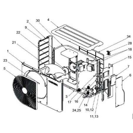 Moteur extérieur Toshiba