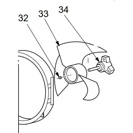 Moteur ventilateur extérieur Toshiba
