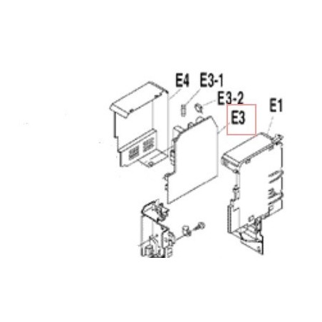 PLATINE CONTROLE  3F004752 19 DAIKIN Ref: 1681091
