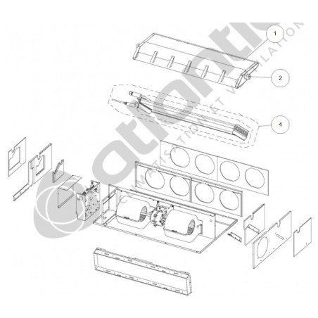 Evaporateur complet ATLANTIC réf:897066