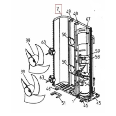 ECHANGEUR A AIR 4PW73682 1 DAIKIN Ref: 5009266