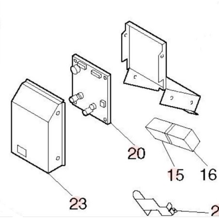 Platine de contrôle HITACHI réf:HWRAS35YH4A01