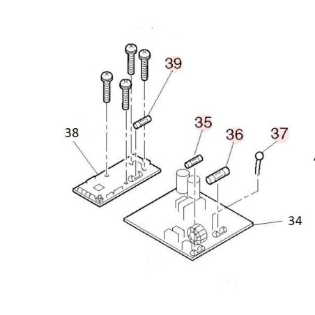 Platine de puissance HITACHI réf: HWRAC25YH4A34