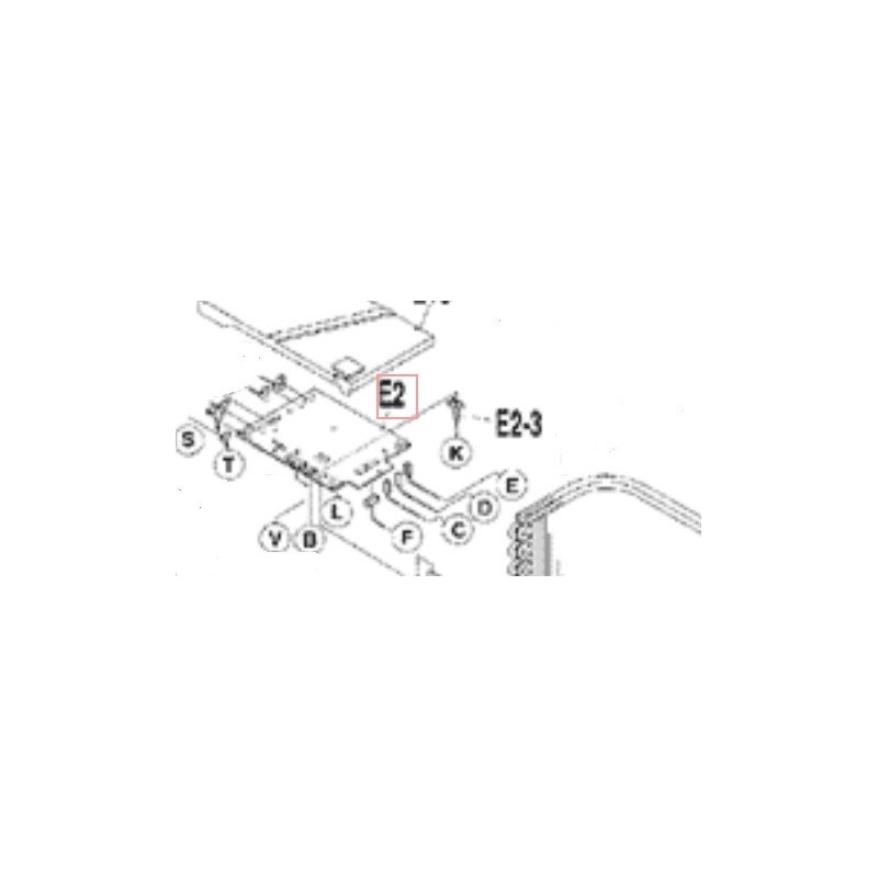 PLATINE CONTROLE  3F005474 5 DAIKIN Ref: 1595811
