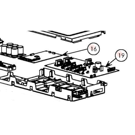 Carte électronique HITACHI réf: PMRAM90QH5911