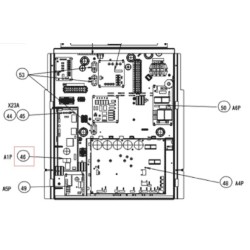 PLATINE A1P 4PW72062 2 DAIKIN Ref: 5011211 2