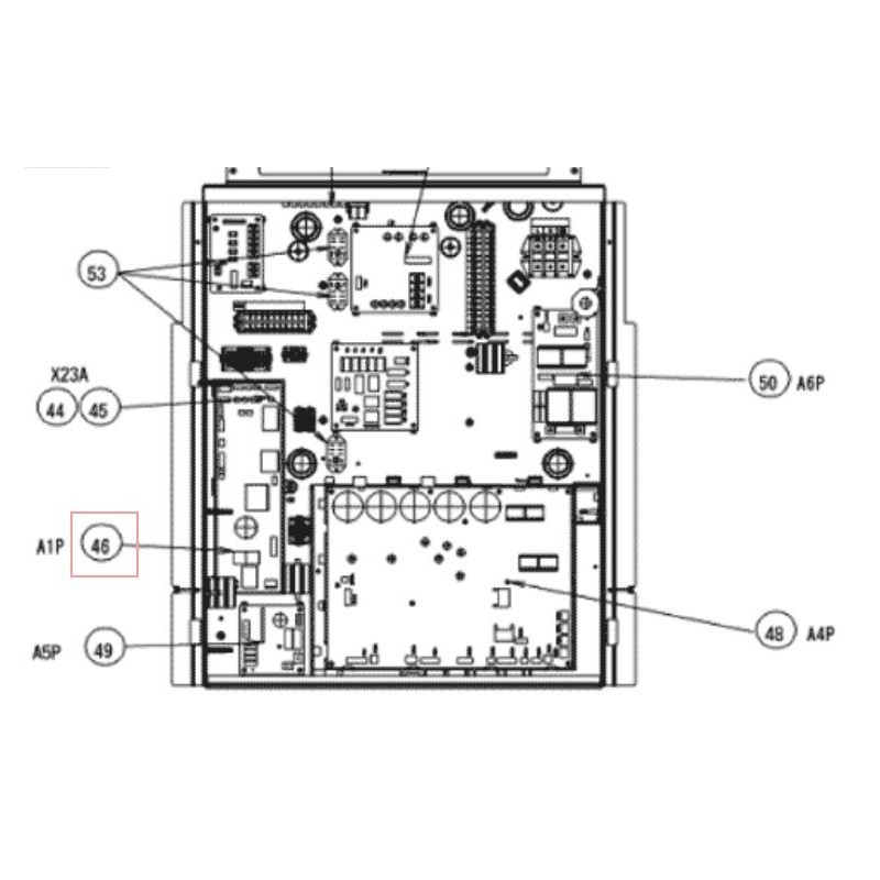 PLATINE A1P 4PW72062 2 DAIKIN Ref: 5011211
