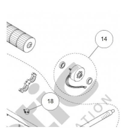 MOTEUR VENTILATEUR ATLANTIC réf:891546