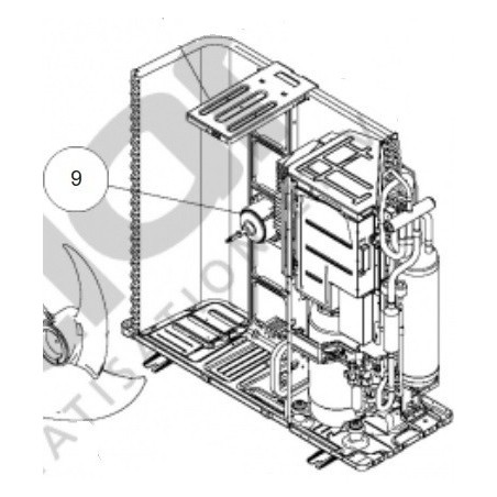 MOTEUR  VENTILATION ATLANTIC réf:897446