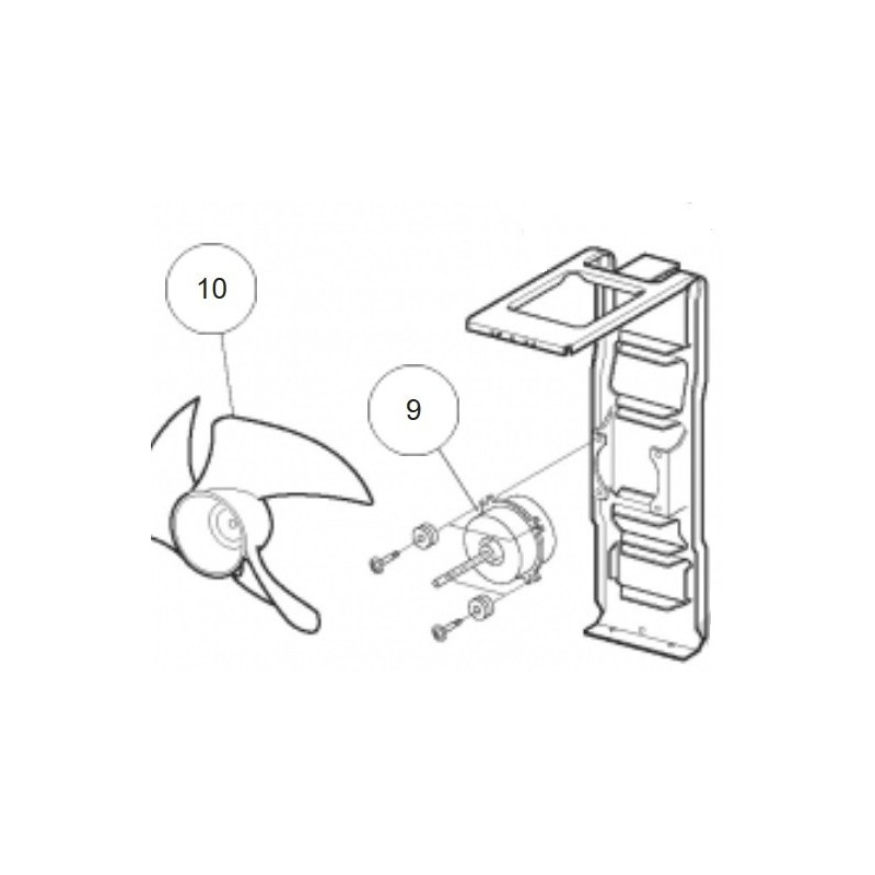 MOTEUR VENTILATEUR  ATLANTIC réf:898470