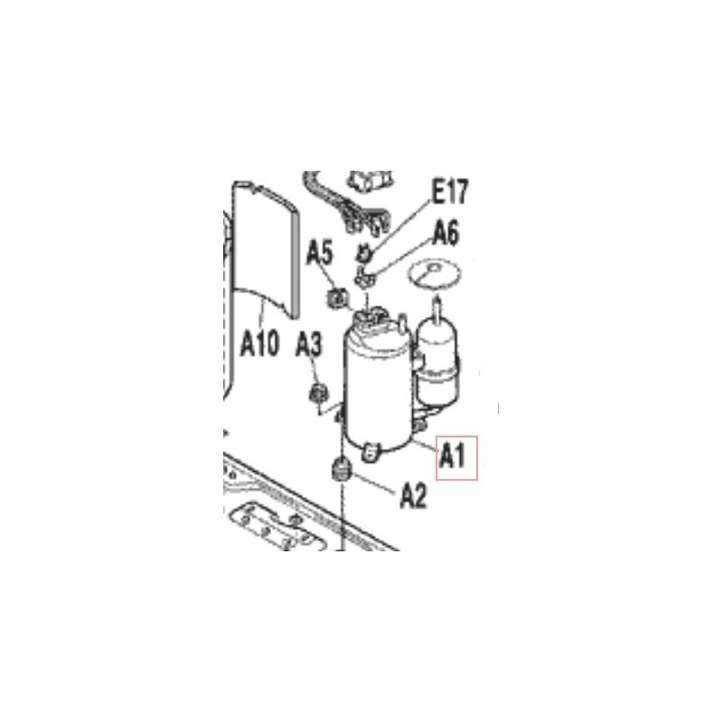 COMPRESSEUR 1YC23EXD DAIKIN Ref: 1187094