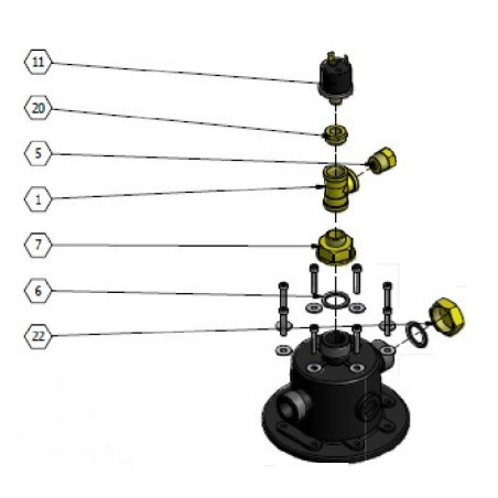 PRESSOSTAT MANQUE D'EAU AJTECH réf:902000080