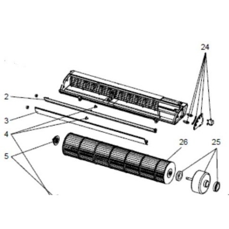 VOLET HAUT MITSUBISHI réf:T2WA4T040