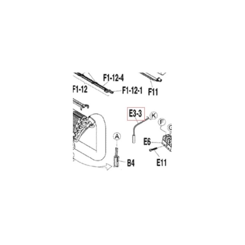 ENSEMBLE SONDE 3EB70072 2 DAIKIN Ref: 6004963