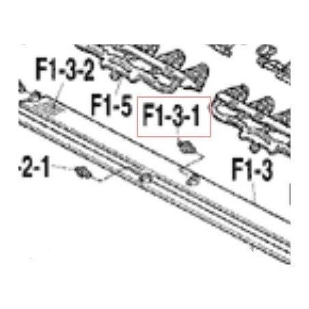 CLIPS DE LAME CENTRAL  DAIKIN réf:0663230