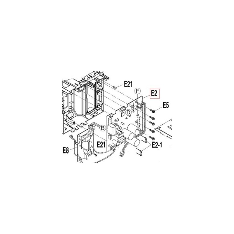 PLATINE 3F011691 22 DAIKIN Ref: 5010188