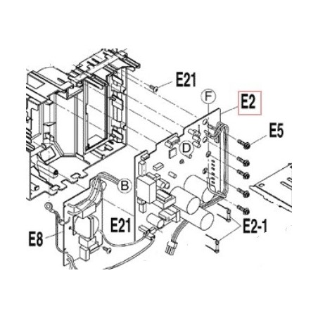 PLATINE 3F011691 22 DAIKIN Ref: 5010188