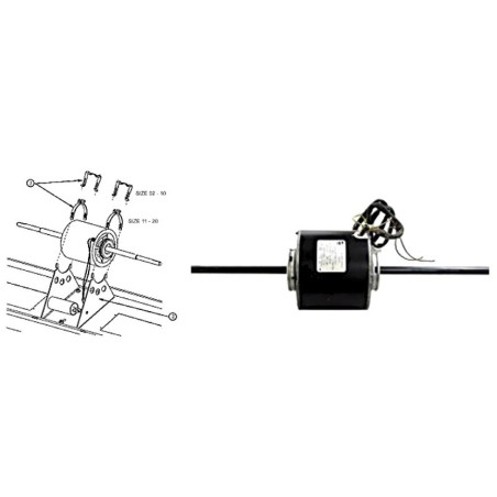 MOTEUR VENTILO-CONVECTEUR TRANE réf:MOT0785E