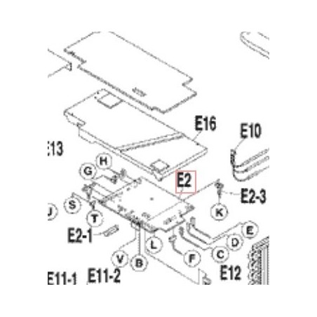 PLATINE 3F008088 64 DAIKIN Ref: 1768169