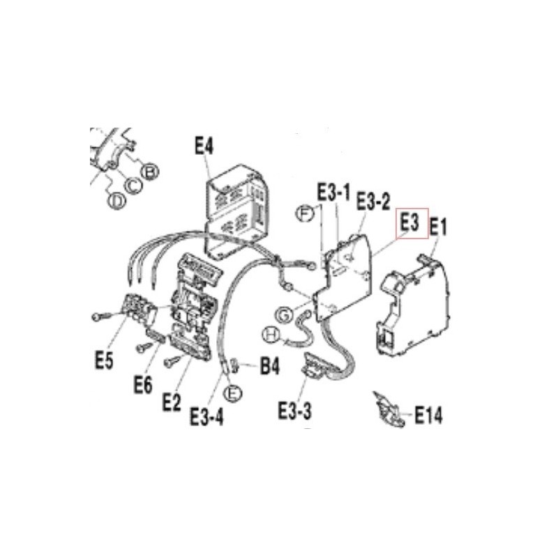 PLATINE CONTROLE 3FB04145 10 DAIKIN Ref: 1275092