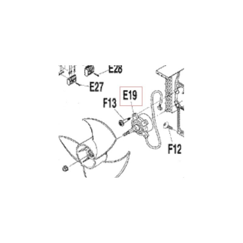 MOTEUR DE VENTILATION  3SB40654 1 DAIKIN Ref: 1833241