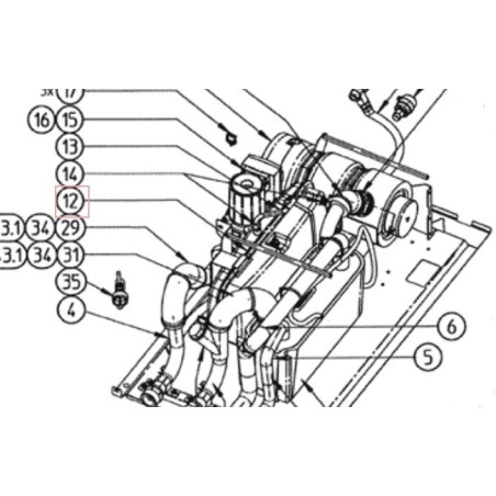 POMPE  RS 25 7 3PL 130 12  4SW04796 1 DAIKIN Ref: 302558P