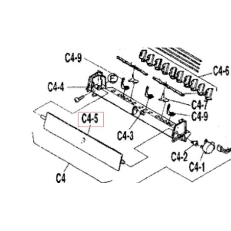 VOLET HORIZONTAL DAIKIN réf:0980733
