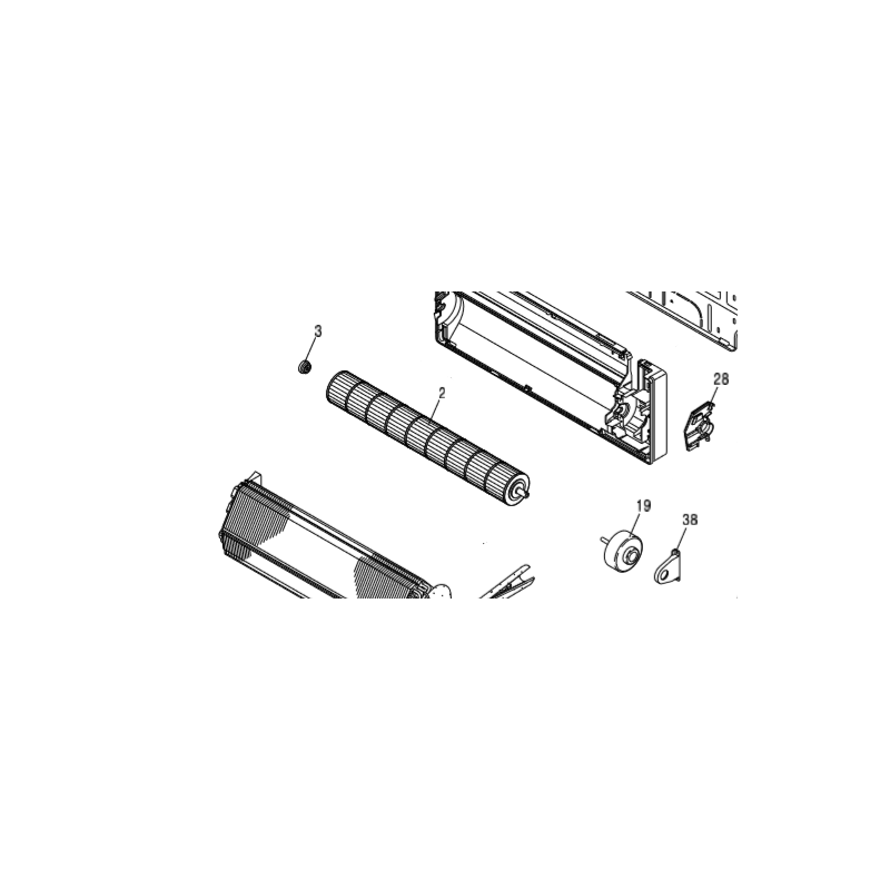 JOINT ANTI VIBRATILLE SANYO réf:9231718319