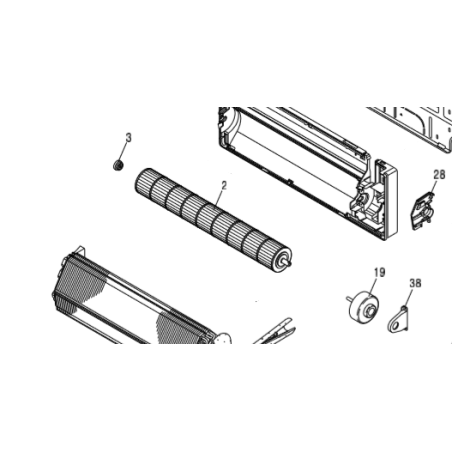 JOINT ANTI VIBRATILLE SANYO réf:9231718319