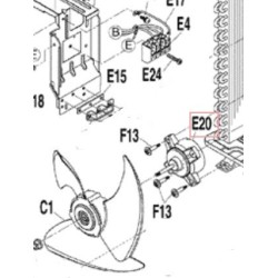 MOTEUR DE VENTILATEUR 3SB40632 4 DAIKIN Ref: 2088075 2