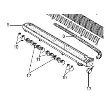 MOTEUR DE BALAYAGE MITSUBISHI réf:R01E14223