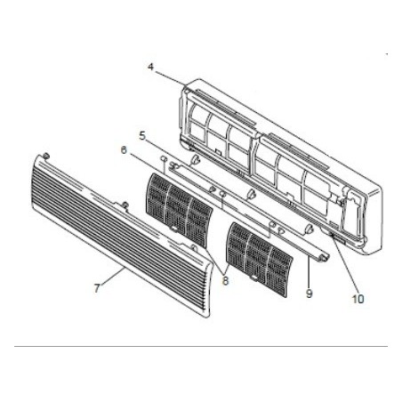 LAME DE VOLET MITSUBISHI réf :R0108Y002
