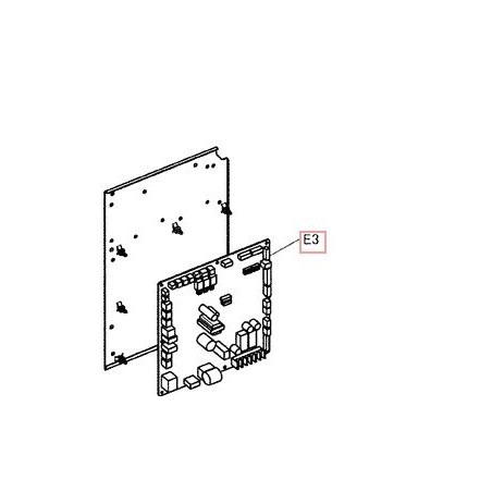 PLATINE  EB13025 1(D)   2P387400 19Q DAIKIN Ref: 5018705