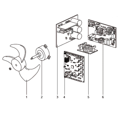 PLATINE DE REGULATION MITSUBISHI ELECTRIC réf:E12G09450