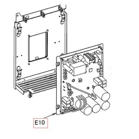 PLATINE INVERTER  PC1116 1(B) 2P309908 1 DAIKIN Ref: 5009483