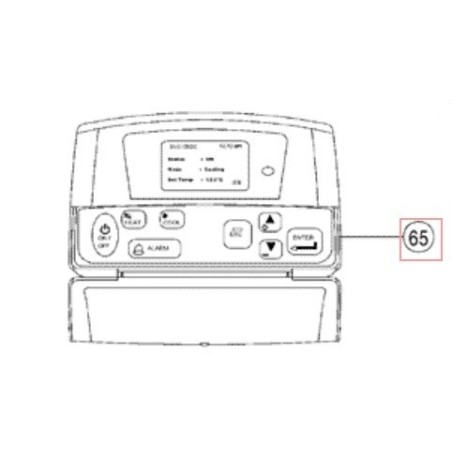 TELECOMMANDE UATYQ250~350B DAIKIN Ref: 4006028