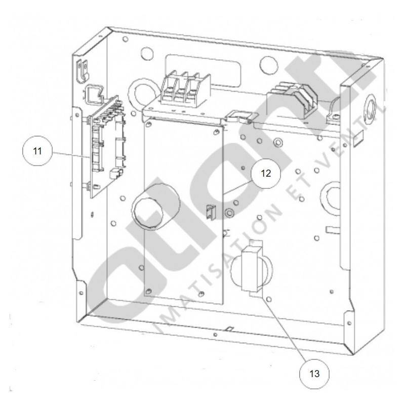 PLATINE FILTRE ATLANTIC réf:891842
